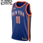 New York Knicks Trikot Jalen Brunson Nike 2023-24 City Edition Blau Swingman - Kinder